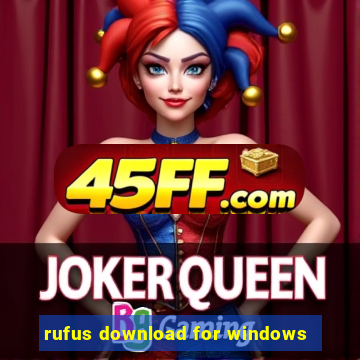 rufus download for windows